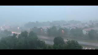 புருனேயில் காலை மழையின் அழகு, Beauty of rain in the morning in the Brunei video 4k