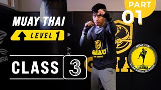 Muay Thai - Level 1 - Class 3 (Part 1)