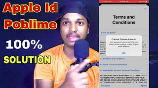 cannot create account apple id your password cannot include your name | Password Issues Fixed