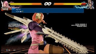 鐵拳七艾麗莎·波斯克諾维奇招式表 (TEKKEN 7 FR Alisa Bosconovitch Command List)