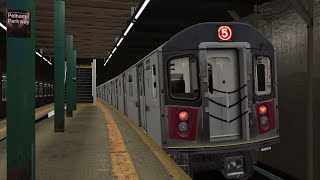 OpenBVE RP Multiplayer: R142 5 Train from Flatbush Avenue to Dyre Av (2021 Updated Announcements)