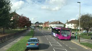 Full Route Visual | First Leicester 14 - Leicester to Kirby Frith | 35152 (SN65 OKD)