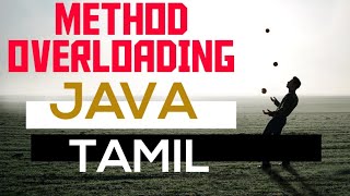 Method Overloading | java | class and object | Example | Tamil