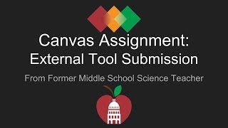 Canvas Assignment:  External Tool Submission