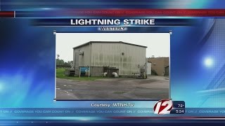 Westerly sewage worker hospitalized after lightning strike