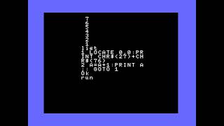 MSX: scroll test in basic