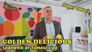 Golden Delicious jabłka polecane w lutym przez sadowników. dr Tomasz Lipa.