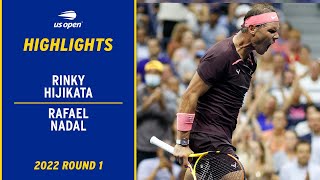Rinky Hijikata vs. Rafael Nadal Highlights | 2022 US Open Round 1
