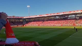 12.03.2022 FC Union Berlin - VfB Stuttgart - Eisern Union Hymne - Einlaufmusik