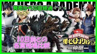 発売から10日経過　一番くじ 僕のヒーローアカデミア ー仲間ー　相場比較