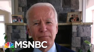 Joe Biden Reacts To Pelosi's Comments On Debating With Trump | Andrea Mitchell | MSNBC