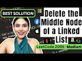 Delete the Middle Node of a Linked List - LeetCode 2095 - Python #leetcode #leetcode75 #pointers