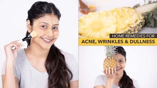How To Get Younger Looking, Clear & Glowing Skin | DIY Pineapple Mask