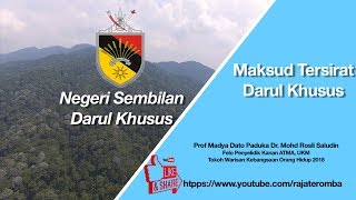 Maksud Tersirat Darul Khusus