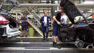 Production Of new Volvo XC40 in Ghent Belgium Factory