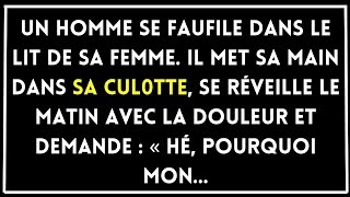 Blague Du Jour! 🤣 Un Homme Se Faufile Dans Le Let De Sa Femme... Blagues Drôles! 🤣