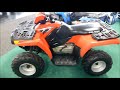 2010 polaris sportsman 90 red