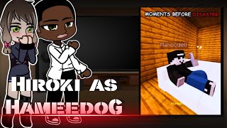 [NTR] Kokujin No Tenkousei React To Hiroki As HamoodeG  || Minecraft || gacha club || 🇺🇸 🇧🇷