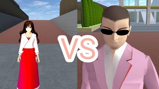 ศึก  นักเวทย์ vs แก๊งยากูซ่าสีชมพู #sakuraschoolsimulator #เกมซากุระ