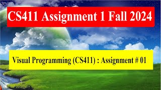 CS411 Assignment 1 Fall 2024 | Solution