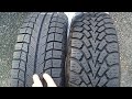 Winter Tire Tread Difference Michelin X ICE VS Goodyear Nordic