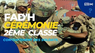 Cérémonie 2ème Classes, contentement des soldats et leur famille #graduation #ceremonies