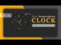 Javascript | CSS Neumorphism Working Analog Clock UI Design