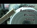 Inside Antique Piano Shop