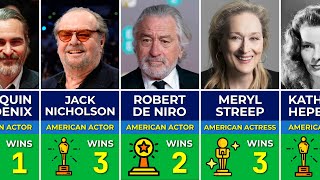 🏆 All Oscar Winning Actors and Actresses of All Time | Leonardo DiCaprio, Meryl Streep...