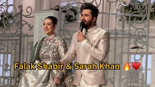 Falak Shabir live with Sarah Khan at bridal couture week