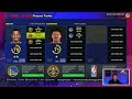 golden state warriors realistic rebuild in nba 2k25..