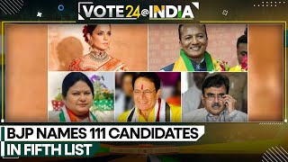 Lok Sabha elections 2024: Kangana Ranaut, Arun Govil, Maneka Gandhi in BJP fifth list | WION