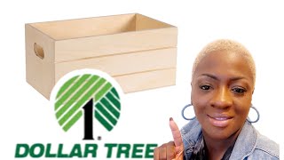 Grab these Dollar Tree crates/ Rustic Decor 2023