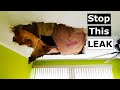 How To Stop A Leaking Roof Until Roofers Arrive To Repair It