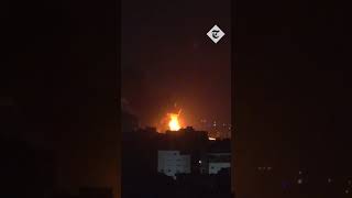 Hamas base in the Gaza strip hit by Israeli airstrikes