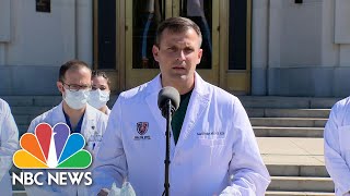 Walter Reed Doctors: Trump In 'Exceptionally Good Spirits,' Fever-Free And On Remdesivir | NBC News