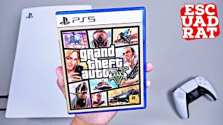 GTA 5 PS5 (English) - Unboxing & Gameplay Grand Theft Auto 5 - GTA V no Map no DLC PlayStation 5