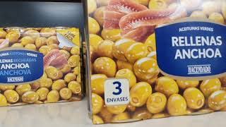 ACEITUNAS Y PEPINILLOS 🥒《MERCADONA 》visito supermercado en España-Madrid | Cosas normales en España