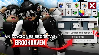 NUEVAS ANIMACIONES SECRETAS EN BROOKHAVEN! ID CODES 😱 - ROBLOX