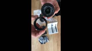 Unboxing the PANASONIC LUMIX G LEICA DG SUMMILUX LENS, 15MM, F1.7 lens