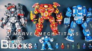 Unofficial Lego Marvel Mech Titans Compilation | Speed Build | Beat Building