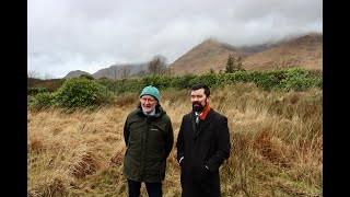 Minister Joe O'Brien address at Rhododendron control project launch in Delphi, Mayo