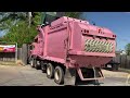 conway’s wayne titan front loader garbage truck