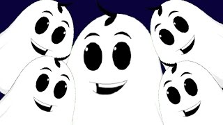 Scary Five Naughty Ghosts | Nursery Rhymes | Scary Videos For Kids