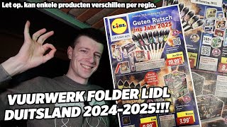 VUURWERK FOLDER LIDL DUITSLAND 2024-2025