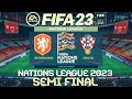 FIFA 23 Netherlands vs Croatia | Nations League 2023 | PS4 Full Match