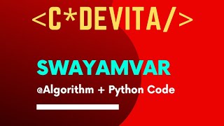 Swayamvar | TCS Codevita Problem | Algo + Python Code