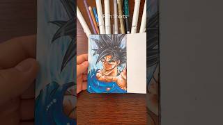 [ASMR] Drawing GOKU TUI 🦍 - Dragon Ball Super #satisfying #asmr #shorts