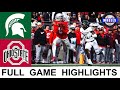 #4 Ohio State vs #7 Michigan State Highlights | College Football Week 12 | 2021 College Football