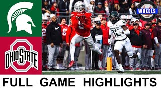 #4 Ohio State vs #7 Michigan State Highlights | College Football Week 12 | 2021 College Football